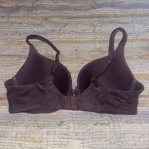 Victoria’s Secret Plum Body By Victoria Perfect Shape Lace Front Padded Bra - Picture 3 of 6